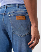 Męskie Spodnie Jeansowe Wrangler River Treasures Blue 112350858 W17T018015